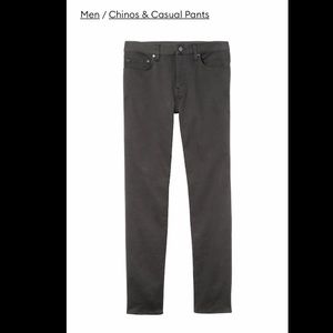 Banana Republic Grey Traveler Chinos 33x30